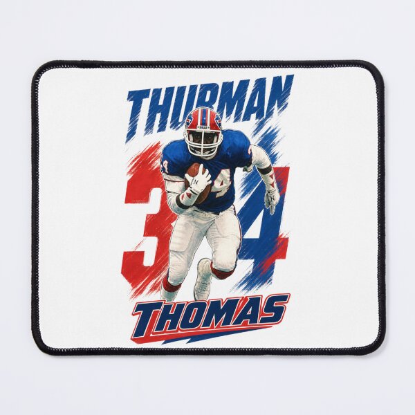 Item preview, Buffalo Running Legend No. 34 – Retro 90s Football MVP Art designed and sold by Thogan0416.