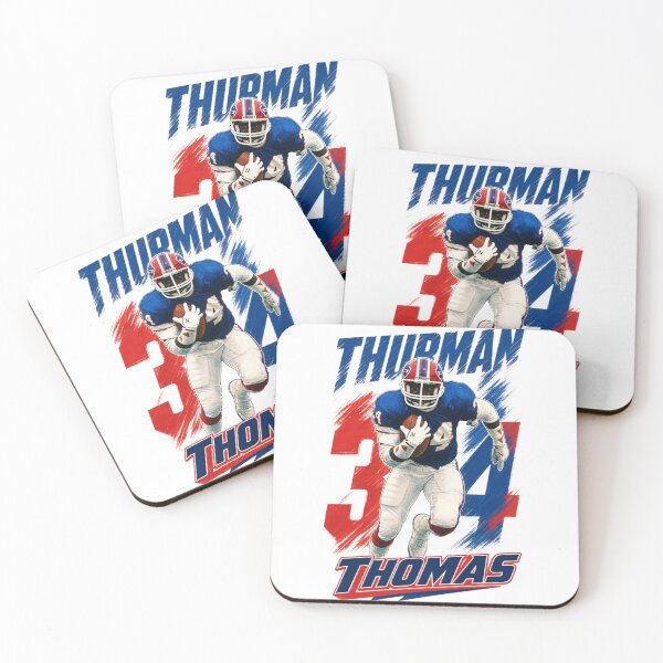 Item preview, Buffalo Running Legend No. 34 – Retro 90s Football MVP Art designed and sold by Thogan0416.