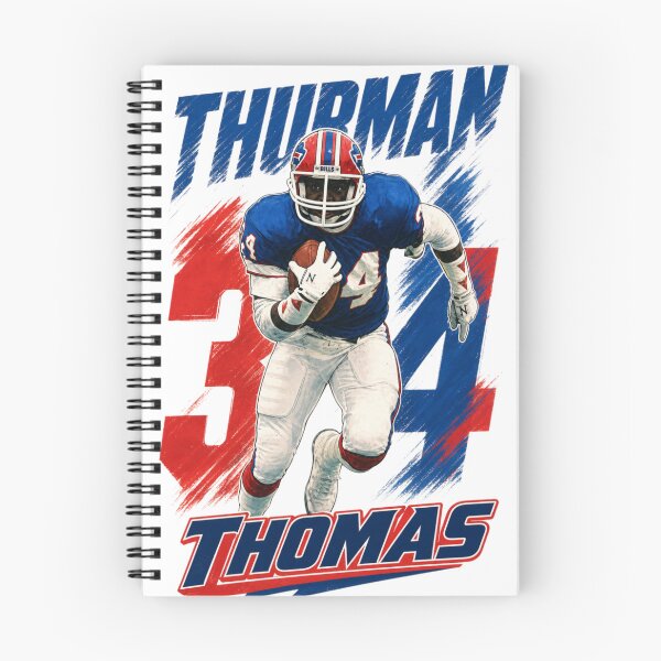 Item preview, Buffalo Running Legend No. 34 – Retro 90s Football MVP Art designed and sold by Thogan0416.