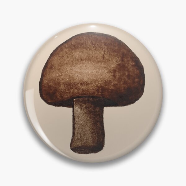 Item preview, Portobello mushroom - hand-painted with watercolor. designed and sold by Greitas.