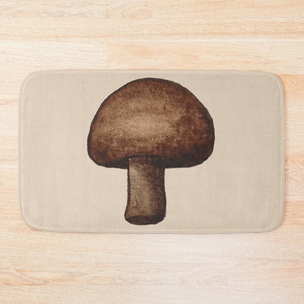 Item preview, Portobello mushroom - hand-painted with watercolor. designed and sold by Greitas.