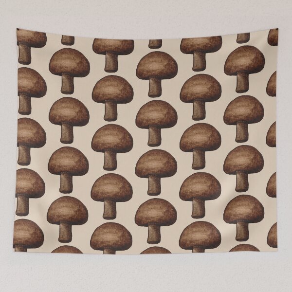 Item preview, Portobello mushroom - hand-painted with watercolor. designed and sold by Greitas.