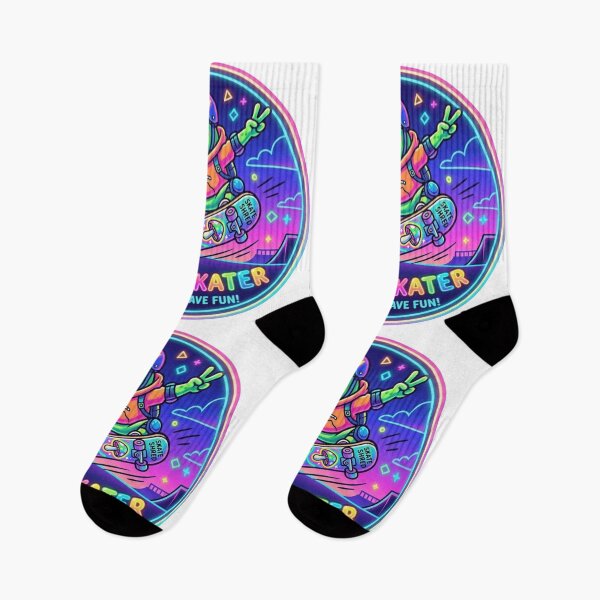 Item preview, Neon Skateboard Frog Doing Tricks – Cool Cartoon Frog Street Aesthetic designed and sold by ArtsyExplorer.
