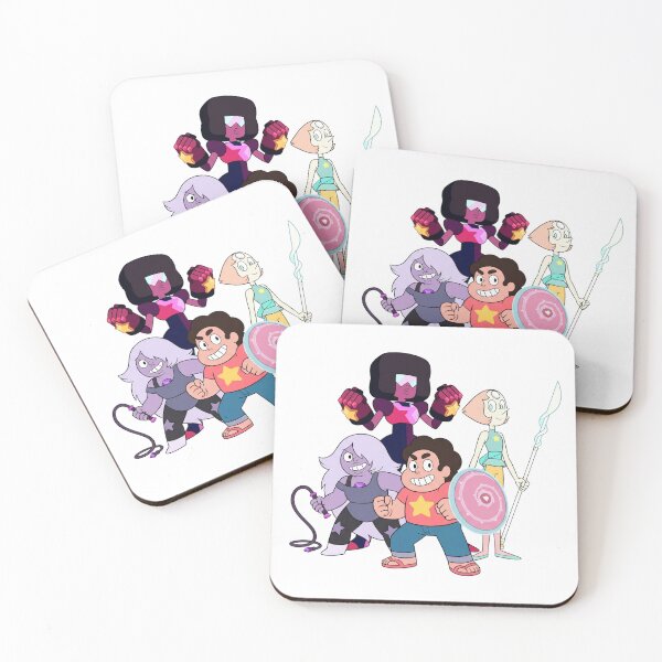 Item preview, Steven Universe & The Crystal Gems Action Pose - Pure White Background designed and sold by 0Zetgest.