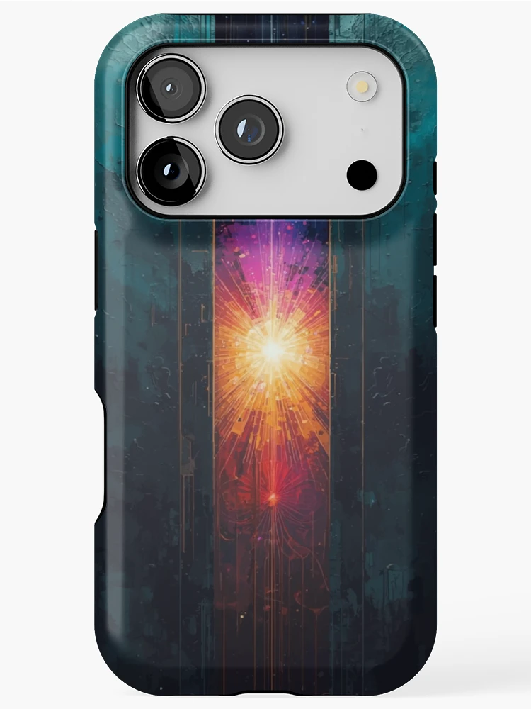 Thumbnail 1 of 4, iPhone Case, The Rift designed and sold by AbstractAnom.