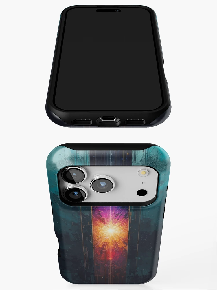 Thumbnail 3 of 4, iPhone Case, The Rift designed and sold by AbstractAnom.