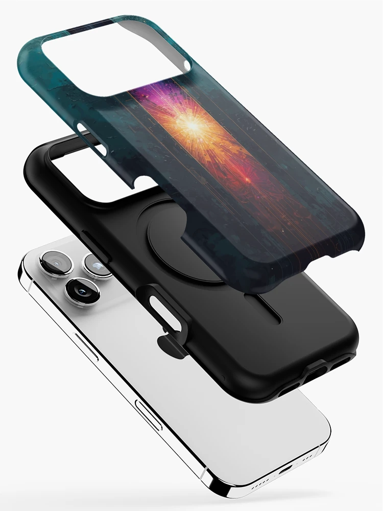 Thumbnail 2 of 4, iPhone Case, The Rift designed and sold by AbstractAnom.