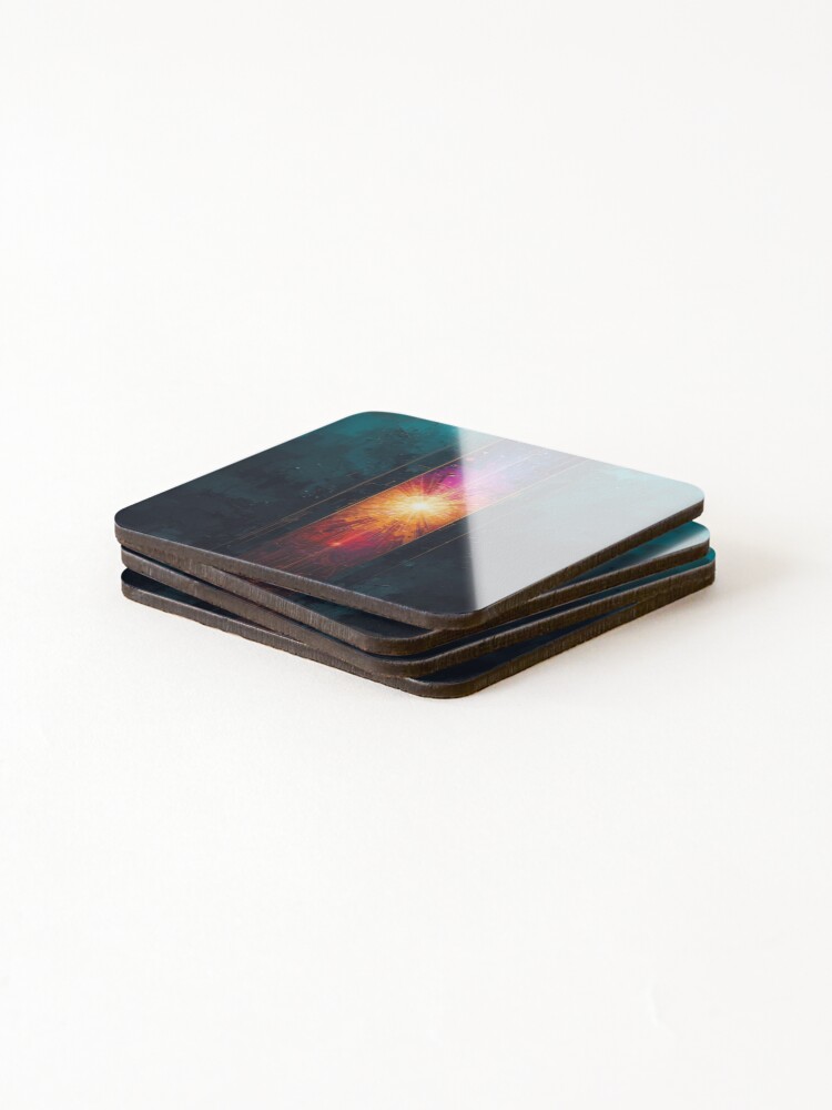 Thumbnail 4 of 5, Coasters (Set of 4), The Rift designed and sold by AbstractAnom.