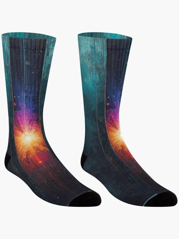 Thumbnail 3 of 5, Socks, The Rift designed and sold by AbstractAnom.