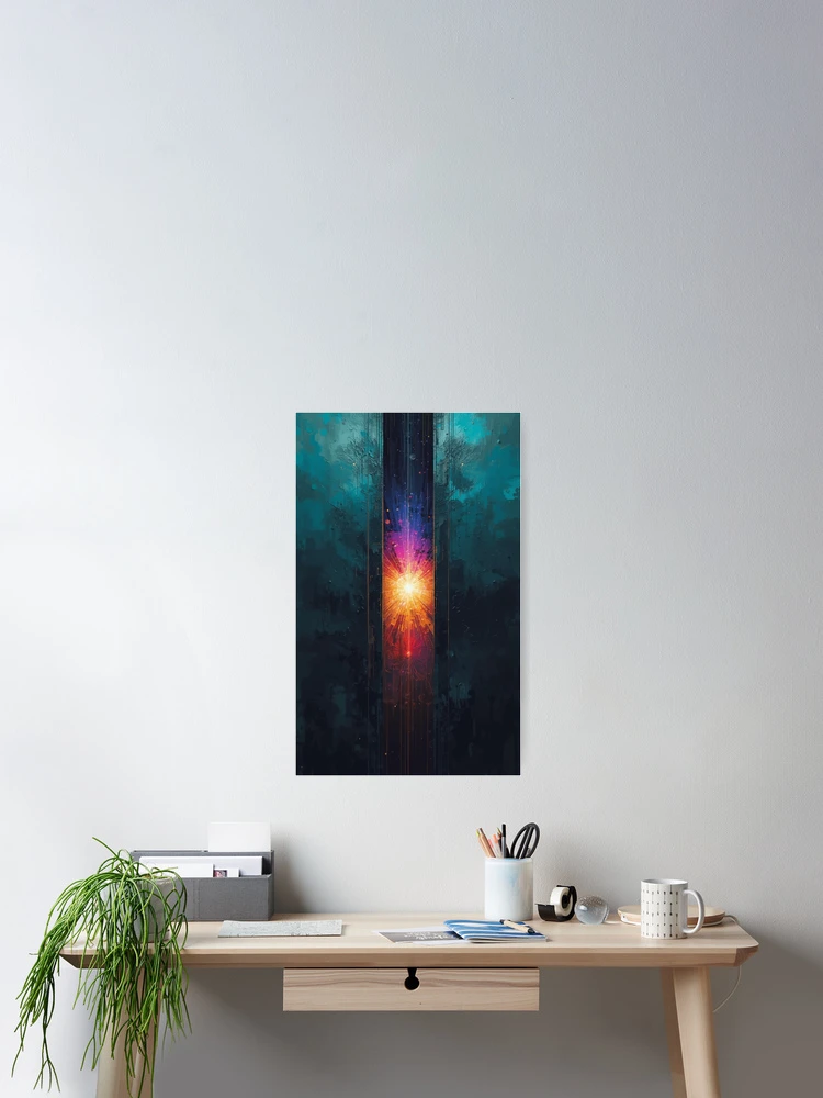 Thumbnail 2 of 3, Poster, The Rift designed and sold by AbstractAnom.
