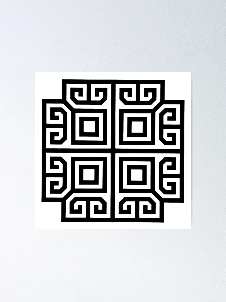 Thumbnail 1 of 3, Poster, Geometric Pattern designed and sold by ViaARTfactory.