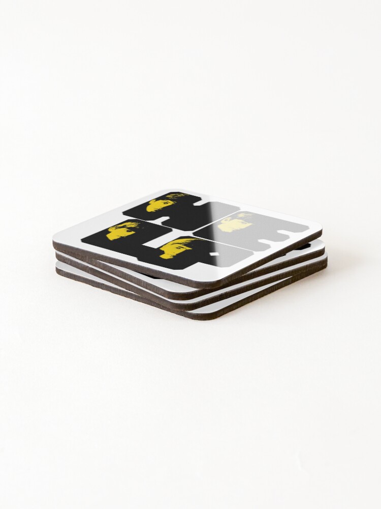 Thumbnail 4 of 5, Coasters (Set of 4), Help! designed and sold by dotodesigns.