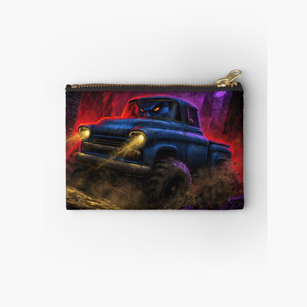 Item preview, Blue Truck Speeding with Purple Neon Light designed and sold by Piotrek0001.