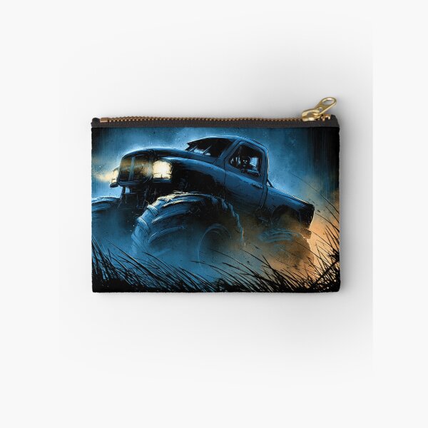 Item preview, Blue Monster Truck in Bright Moonlight designed and sold by Piotrek0001.