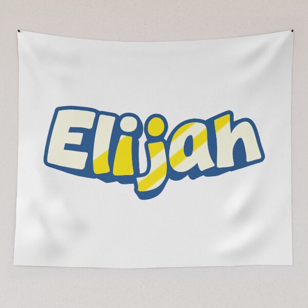 Item preview, Elijah text designed and sold by Sticktle.