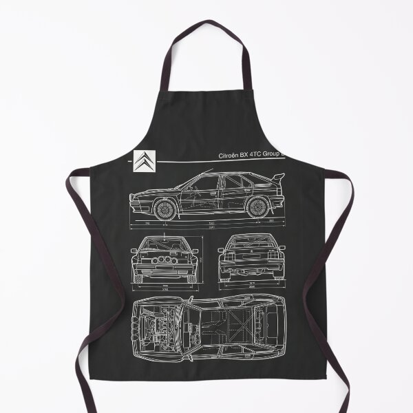 Item preview, Citroen BX 4TC Group B Blueprint Rare Rally Car Technical Outline designed and sold by Motorline44.