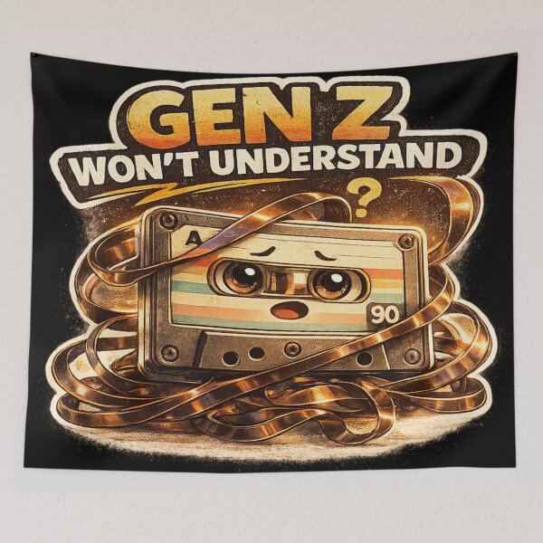 Item preview, Gen Z Won’t Understand Cassette – Vintage 90s Mixtape Nostalgia Design designed and sold by MartBook.