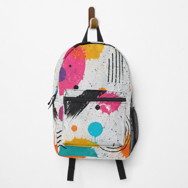 Item preview, Vibrant Abstract Color Splash Pattern Design designed and sold by stickyverselab.