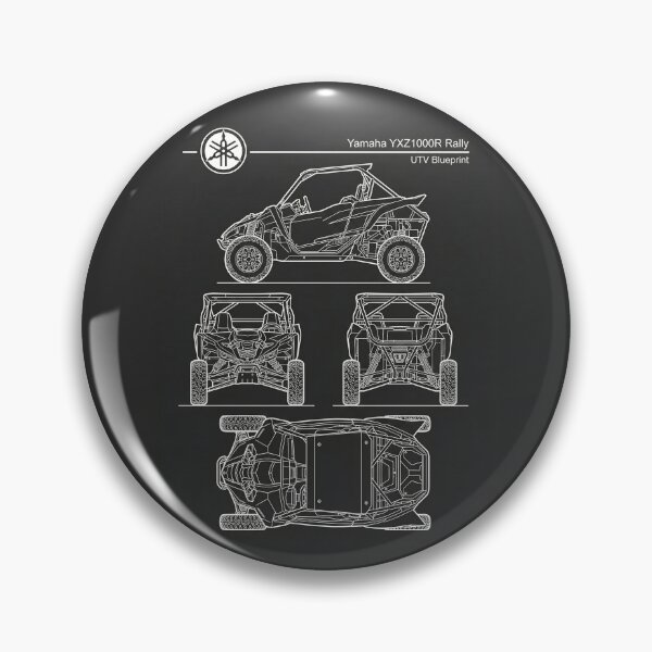 Item preview, Yamaha YXZ1000R Rally UTV Blueprint Side by Side Technical Outline designed and sold by Motorline44.