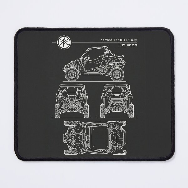 Item preview, Yamaha YXZ1000R Rally UTV Blueprint Side by Side Technical Outline designed and sold by Motorline44.