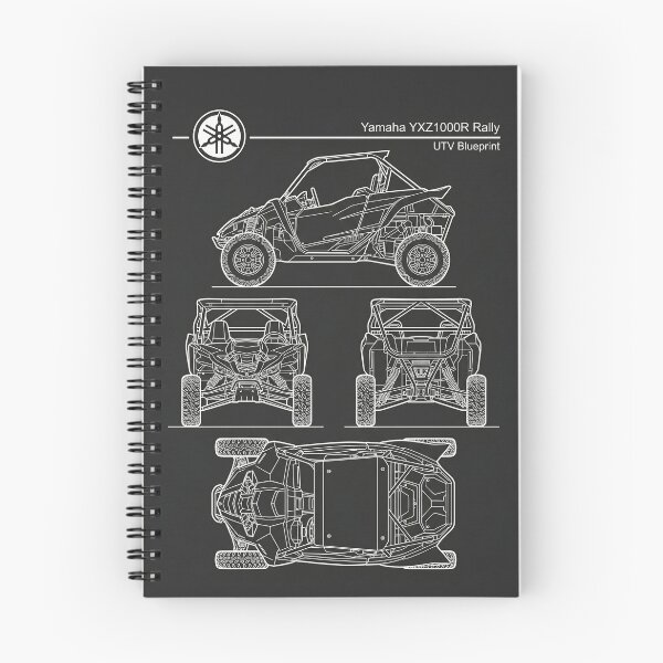 Item preview, Yamaha YXZ1000R Rally UTV Blueprint Side by Side Technical Outline designed and sold by Motorline44.
