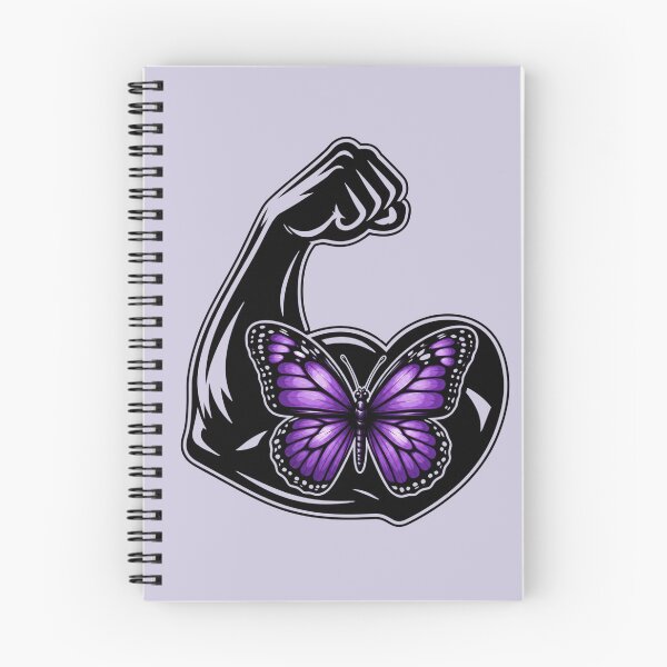 Item preview, Purple Butterfly on Strong Arm designed and sold by Art With Impact – Statement Art & Apparel for Deep Thinkers.