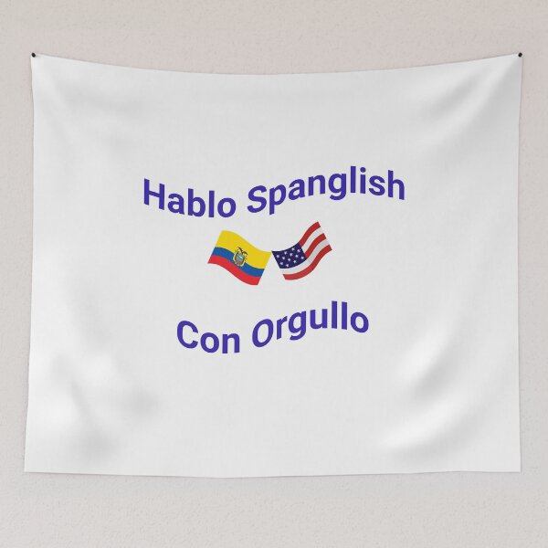 Item preview, Hablo Spanglish Con Orgullo (Ecuador) designed and sold by Caris Clothing.