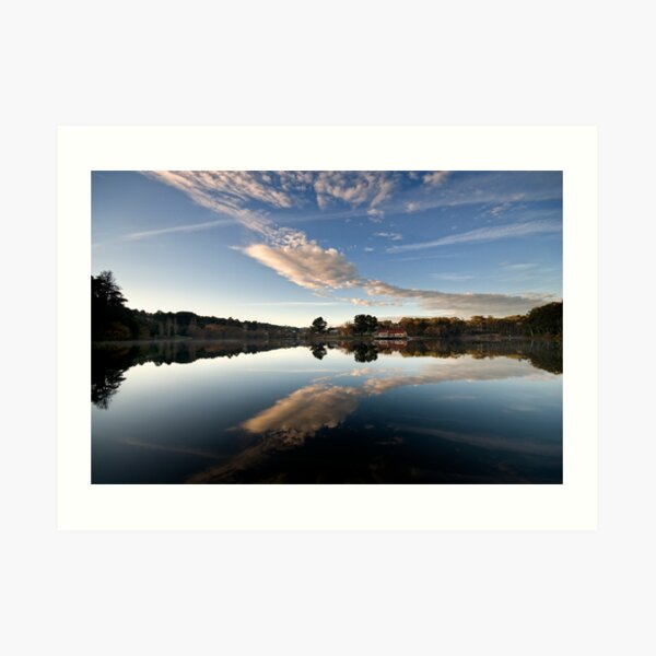 Lake reflections - Daylesford Art Print