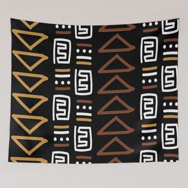 Item preview, Black Bogolan – Traditional African Pattern from Mali designed and sold by Wolagno.