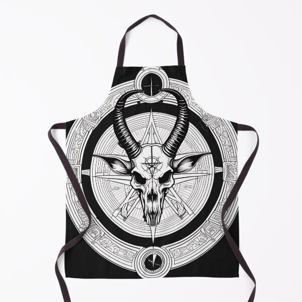 Item preview, Baphomet Sigil Goat Skull Engraving designed and sold by DarkOriginArts.