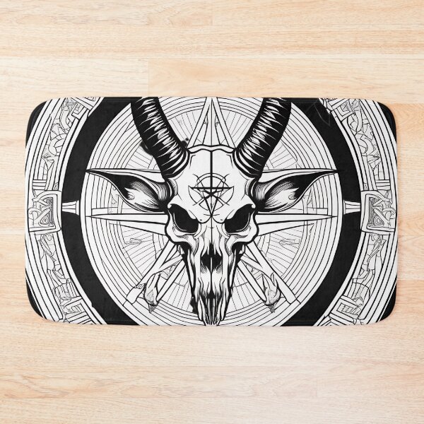 Item preview, Baphomet Sigil Goat Skull Engraving designed and sold by DarkOriginArts.