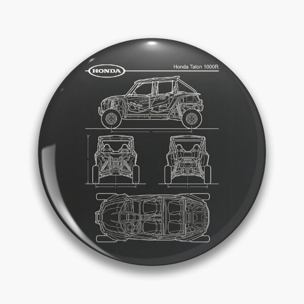 Item preview, Honda Talon 1000R UTV Blueprint Side by Side 4-Seater Technical Outline designed and sold by Motorline44.
