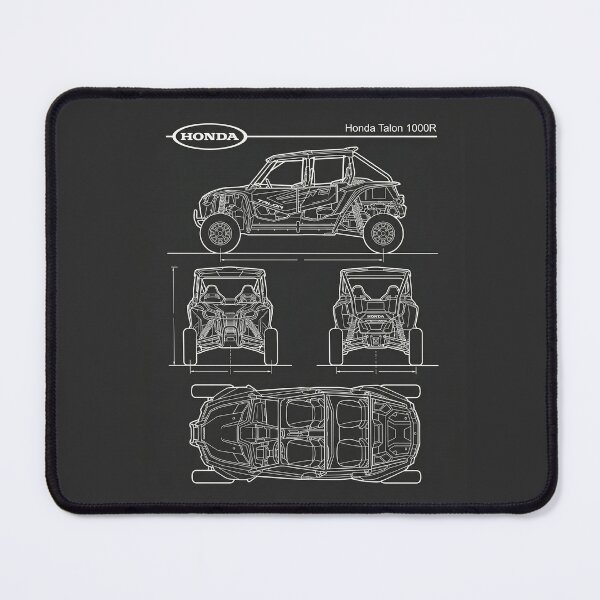 Item preview, Honda Talon 1000R UTV Blueprint Side by Side 4-Seater Technical Outline designed and sold by Motorline44.