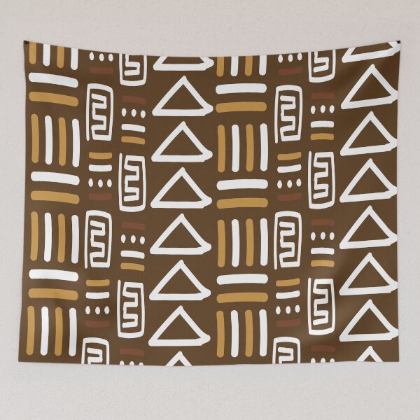 Item preview, Black Bogolan – Traditional African Pattern from Mali designed and sold by Wolagno.