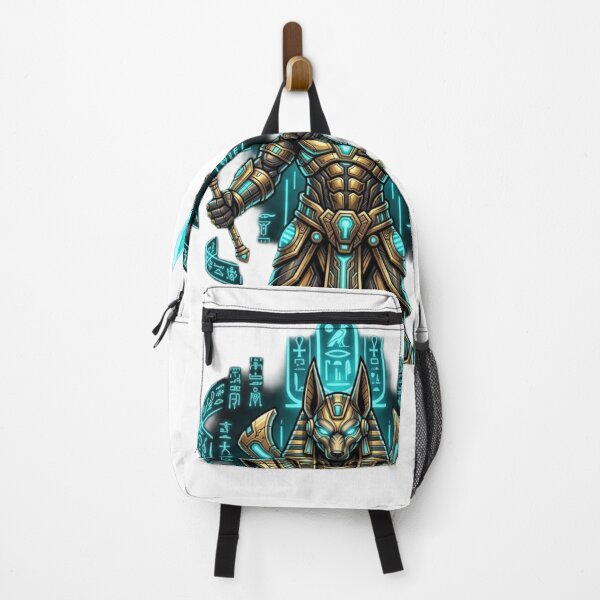 Item preview, Cyberpunk Anubis Mecha Egyptian God Art designed and sold by JeevanStickers.