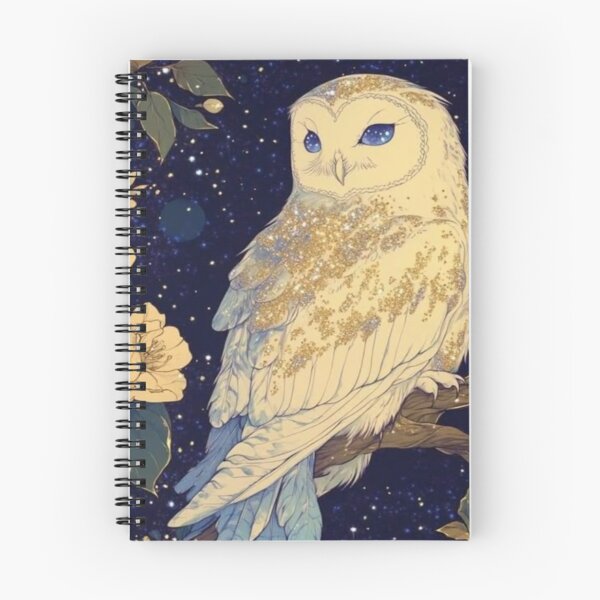 Item preview, Celestial Barn Owl Night Artwork  designed and sold by NivyasArtistry.