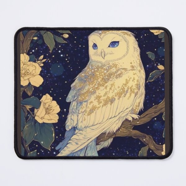 Item preview, Celestial Barn Owl Night Artwork  designed and sold by NivyasArtistry.