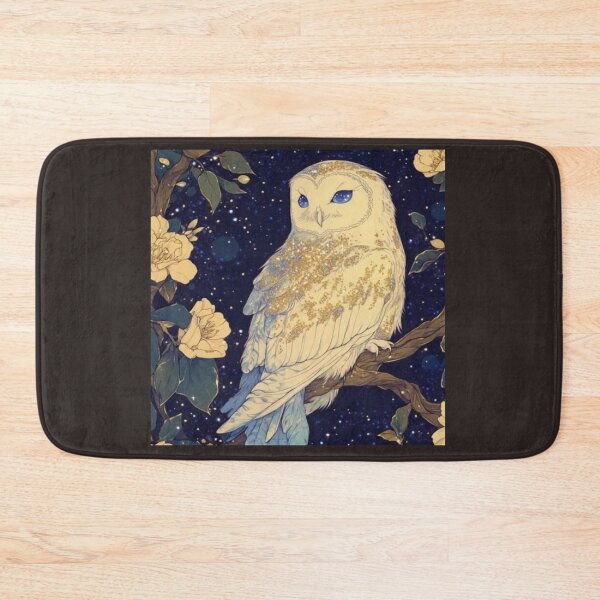 Item preview, Celestial Barn Owl Night Artwork  designed and sold by NivyasArtistry.