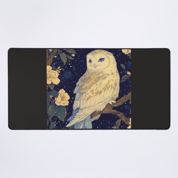Item preview, Celestial Barn Owl Night Artwork  designed and sold by NivyasArtistry.