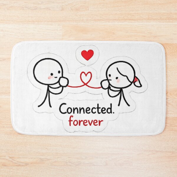Item preview, Connected Forever Cute Red String Of Fate Love designed and sold by Northline Creative.