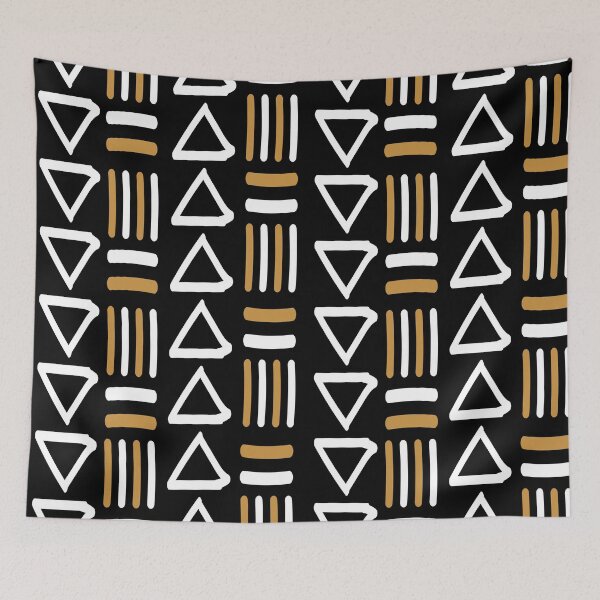 Item preview, Black Bogolan – Traditional African Pattern from Mali designed and sold by Wolagno.