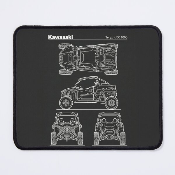 Item preview, Kawasaki Teryx KRX 1000 UTV Blueprint Side by Side Technical Outline designed and sold by Motorline44.