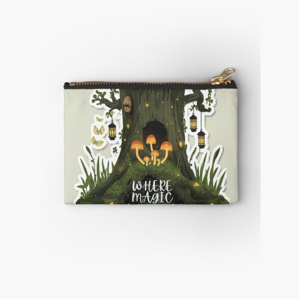 Item preview, Where Magic Takes Root Forest Stump designed and sold by HoneyBreezeCo.