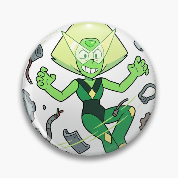 Item preview, Peridot Ferrokenesis Metal Control - Steven Universe Vector Art - Pure White designed and sold by 0Zetgest.