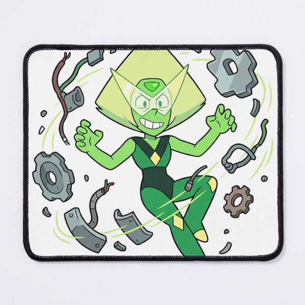 Item preview, Peridot Ferrokenesis Metal Control - Steven Universe Vector Art - Pure White designed and sold by 0Zetgest.