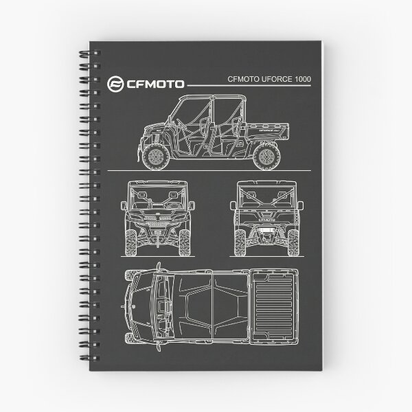 Item preview, CFMOTO UFORCE 1000 UTV Blueprint Side by Side Utility Vehicle Technical Outline designed and sold by Motorline44.
