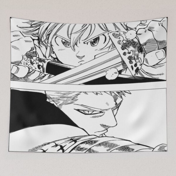 Item preview, the undefeated duo of the sins(Seven deadly sins) designed and sold by Anime Boy Arts.