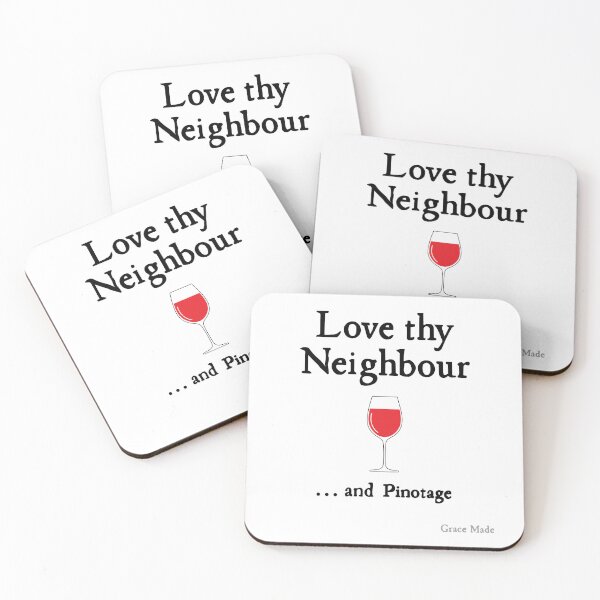 Item preview, Love Thy Neighbour... and Pinotage designed and sold by GraceMadeArt.