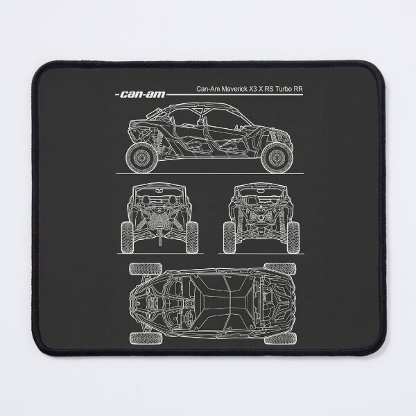 Item preview, Can-Am Maverick X3 X RS Turbo RR Blueprint Side by Side Technical Outline designed and sold by Motorline44.