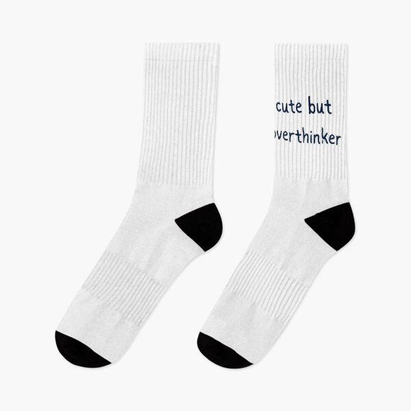 Item preview, Cute But Overthinker Typography Art Design designed and sold by VibeoCanvasShop.